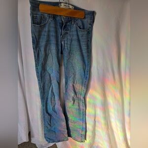 Hollister Light Blue Low Rise Boot Cut Jeans